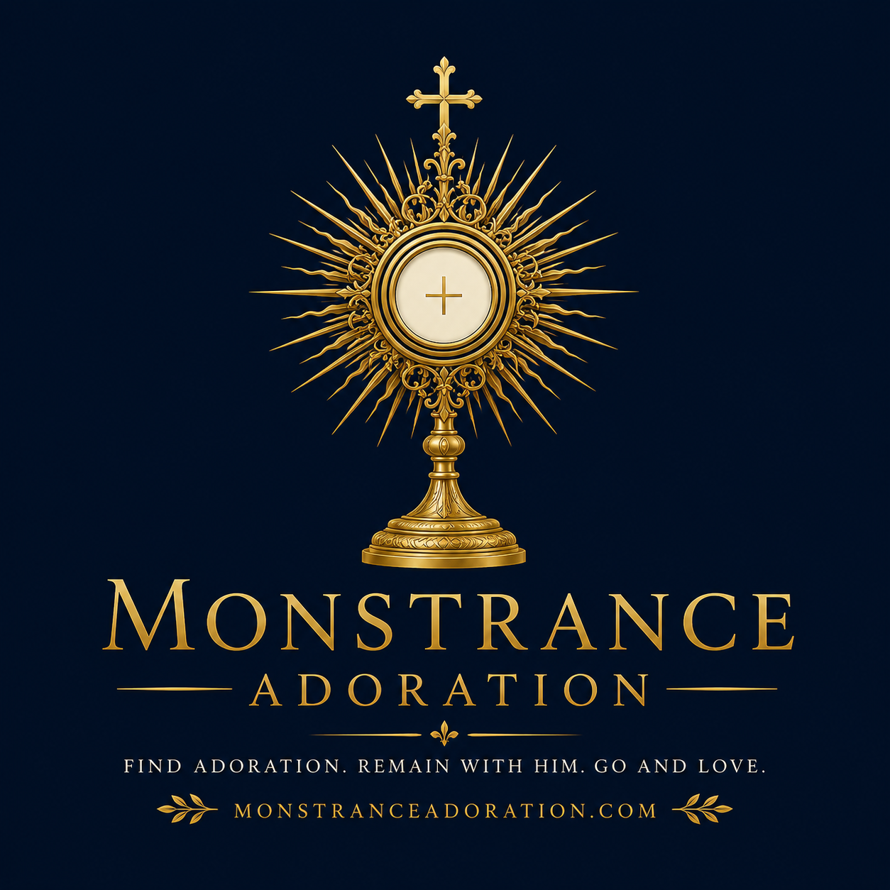 Monstrance with the Blessed Sacrament exposed